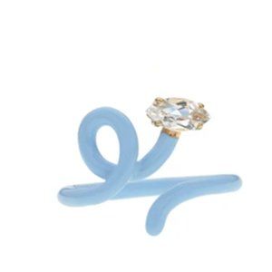 Bea Bongiasca Baby Vine Vine Ring ( 7 Light Blue)
